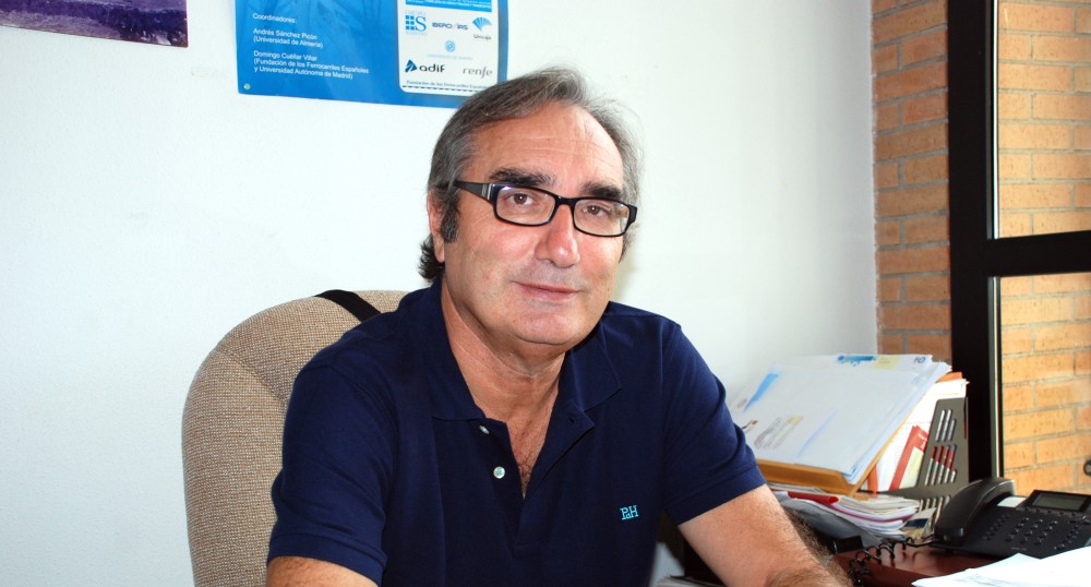 Andrés Sánchez Picón, catedrático de Historia e Instituciones Económicas de la UAL e impulsor de la plataforma Califal. Foto de Miguel Blanco