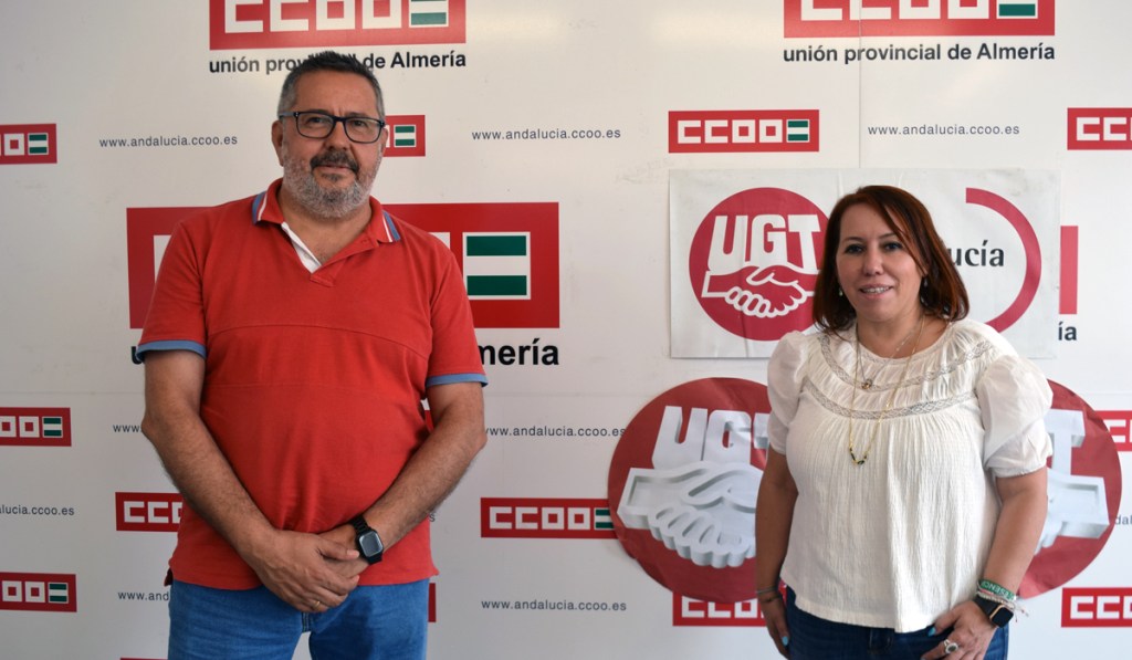 Carmen Vidal, secretaria provincial de UGT, y Antonio Valdivieso, secretario provincial de CCOO: “Los fondos europeos se deben utilizar para producir un cambio de modelo&nbsp;económico”