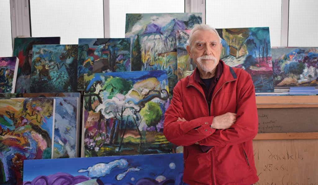 Ginés Cervantes, pintor: «Ahora hay muchos pintores buenos en Almería, con las mujeres bastante por&nbsp;encima»