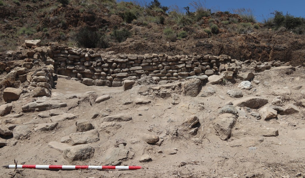 Yacimiento bizantino del cerro Cabezo María en Antas